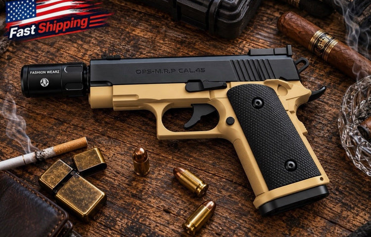 Pistol Shape Full Metal Lighter Gun. OEM New Design with accessories. Guaranteed 10 Years.