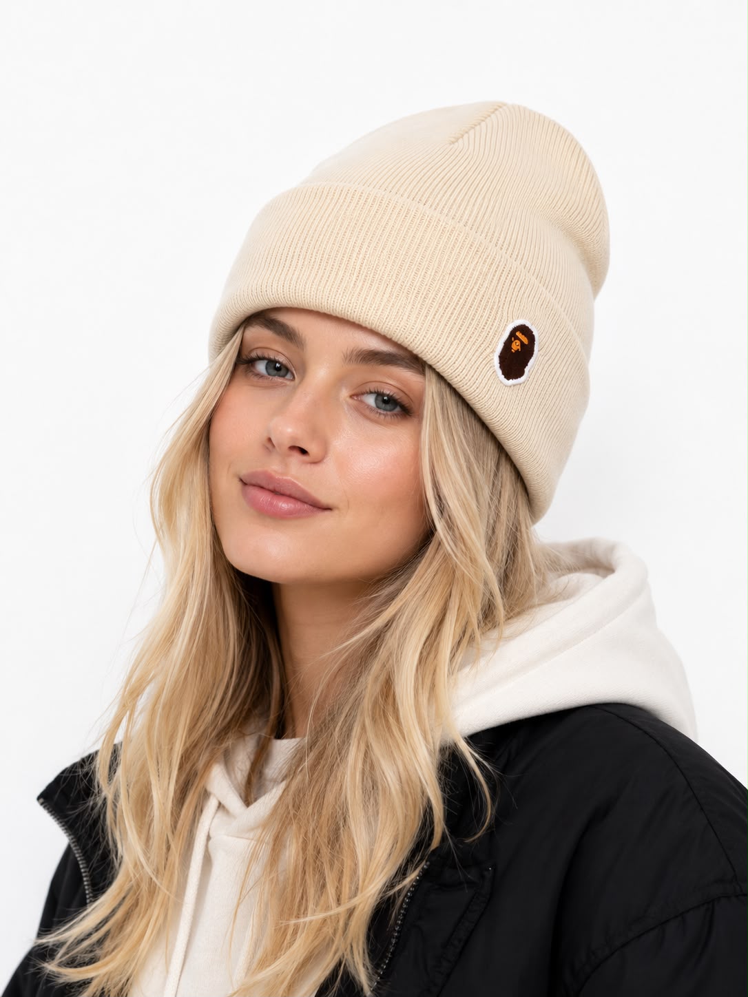 A BATHING APE BEANIE CAP MENS X WOMEN